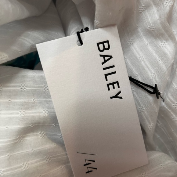 Bailey 44 White Off-Shoulder Blouse with Tie Sleeves - Picture 9 of 16